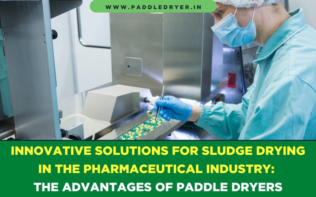 Pharmaceutical Sludge Drying with Paddle Dryers: Innovative Solutions for Pharma Plants