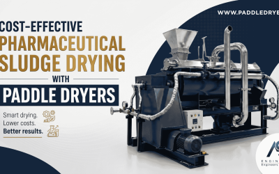 Cost-Effective Pharmaceutical Sludge Drying with Paddle Dryers