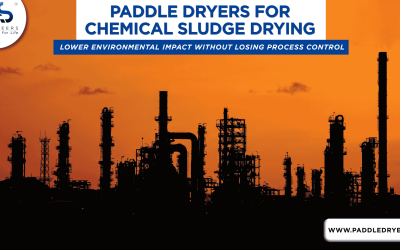 Paddle Dryers for Chemical Sludge Drying: Lower Environmental Impact Without Losing Process Control