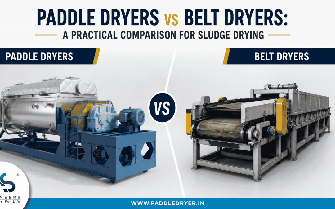 Paddle Dryers vs Belt Dryers: A Practical Comparison for Sludge Drying
