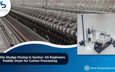 Textile Sludge Drying in Guntur: AS Engineers Paddle Dryer for Cotton Processing