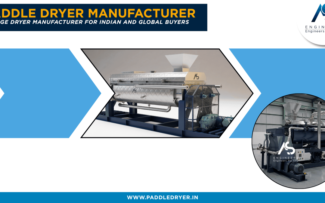 addle Dryer Manufacturer Gujarat: Sludge Dryer Manufacturer for Indian and Global Buyers
