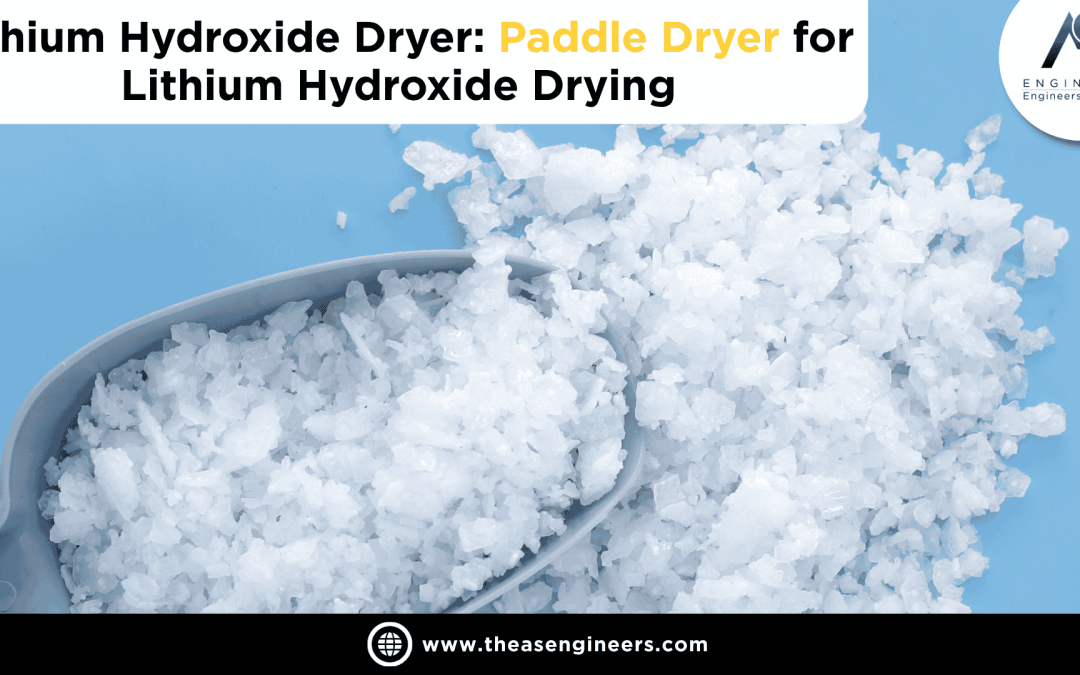 Lithium Hydroxide Dryer: Paddle Dryer for Lithium Hydroxide Drying